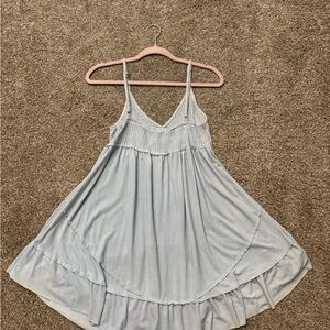 POL Pale Blue Racerback Dress